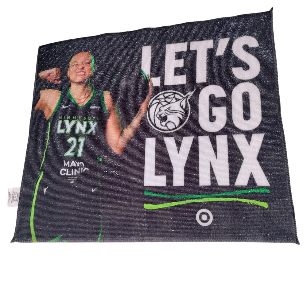 WNBA MINNESOTA LYNX Women's BASKETBALL Sweat Towel (1) 17.5"x15"